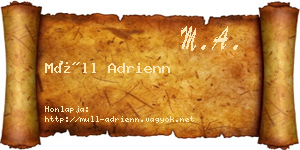 Müll Adrienn névjegykártya